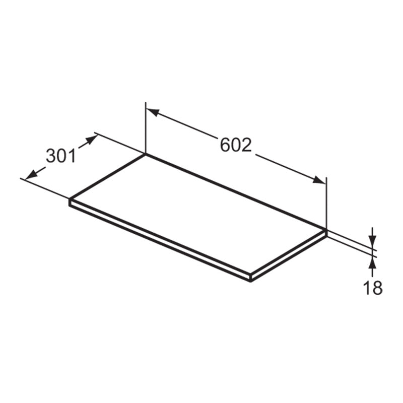 Ideal Standard i.life A Matt Quartz Grey WC Unit and Worktop with Back to Wall Toilet and Soft Close Seat 600m