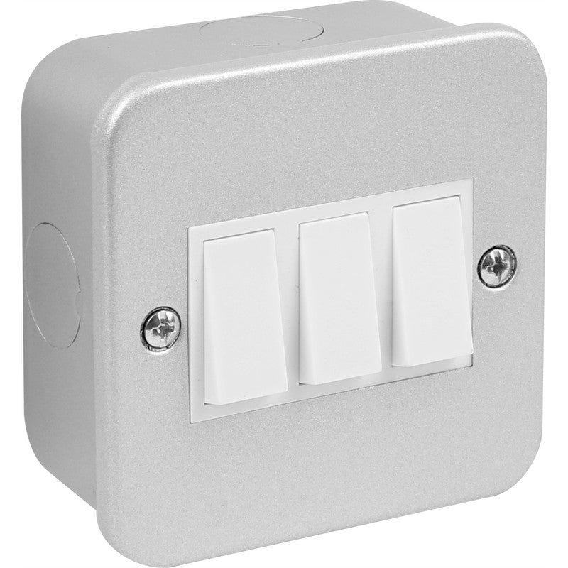 Axiom Metal Clad 10A Switch 2 Way