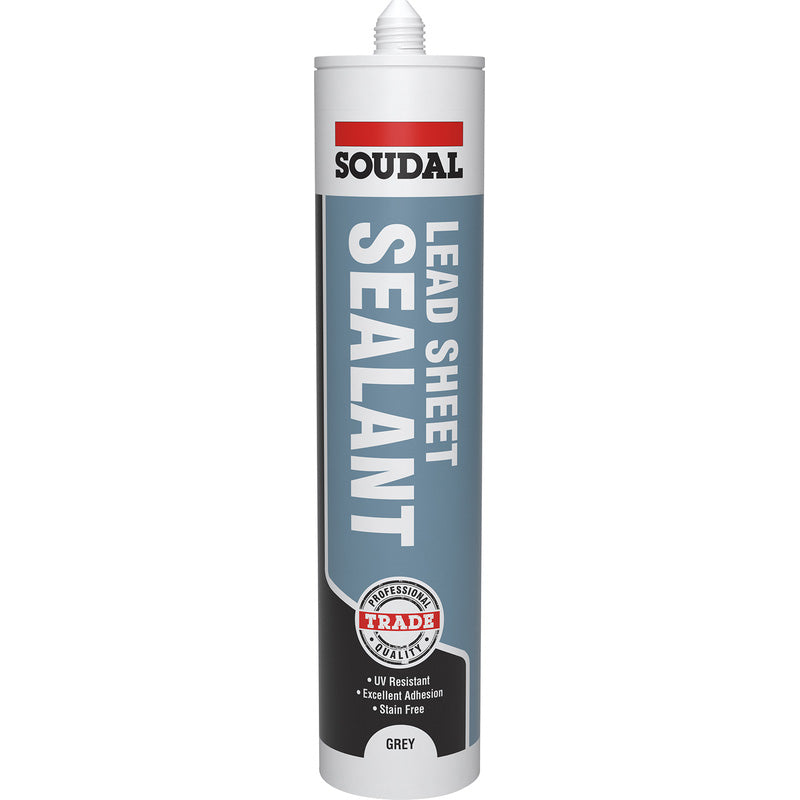 Soudal Trade Lead Sheet Sealant 290ml Grey