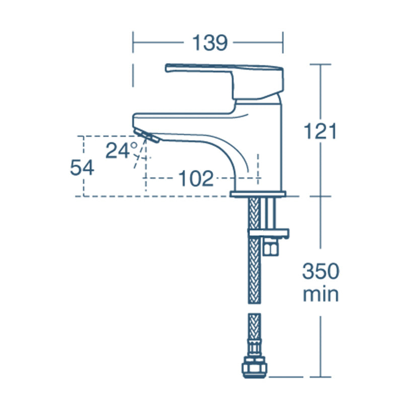 Ideal Standard Calista Taps Cloakroom Basin Mixer