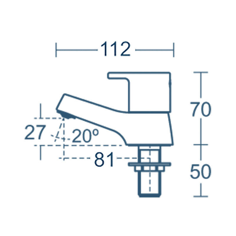 Ideal Standard Calista Taps Basin Pillar