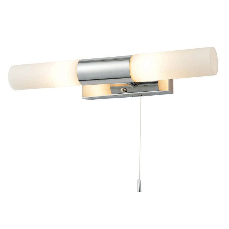 Spa Aries 2 Light Wall Light IP44 Chrome