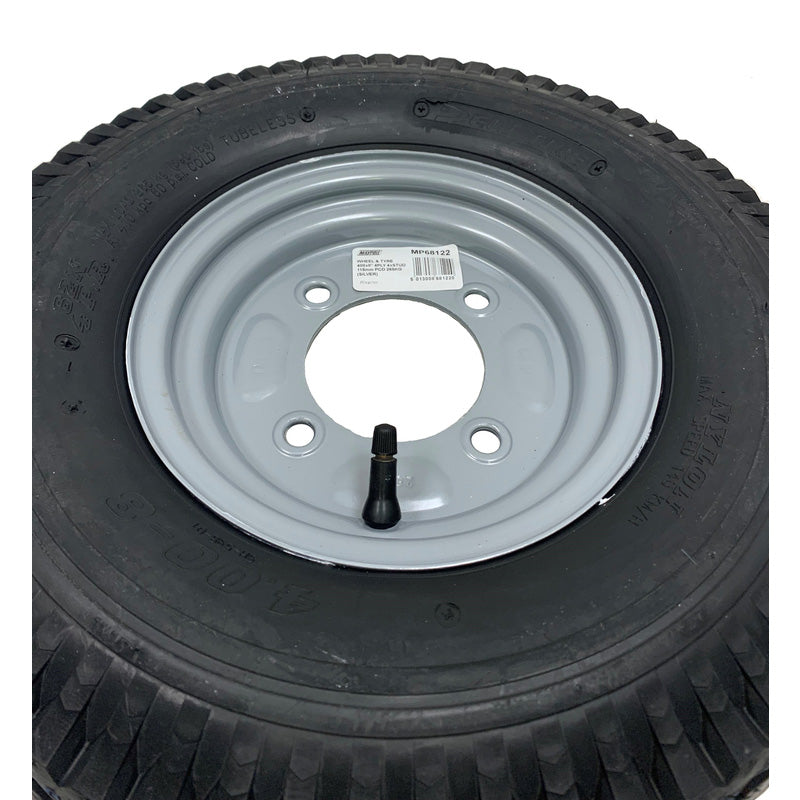 Maypole PCD Wheel & Tyre 10" 4.00-10 115mm