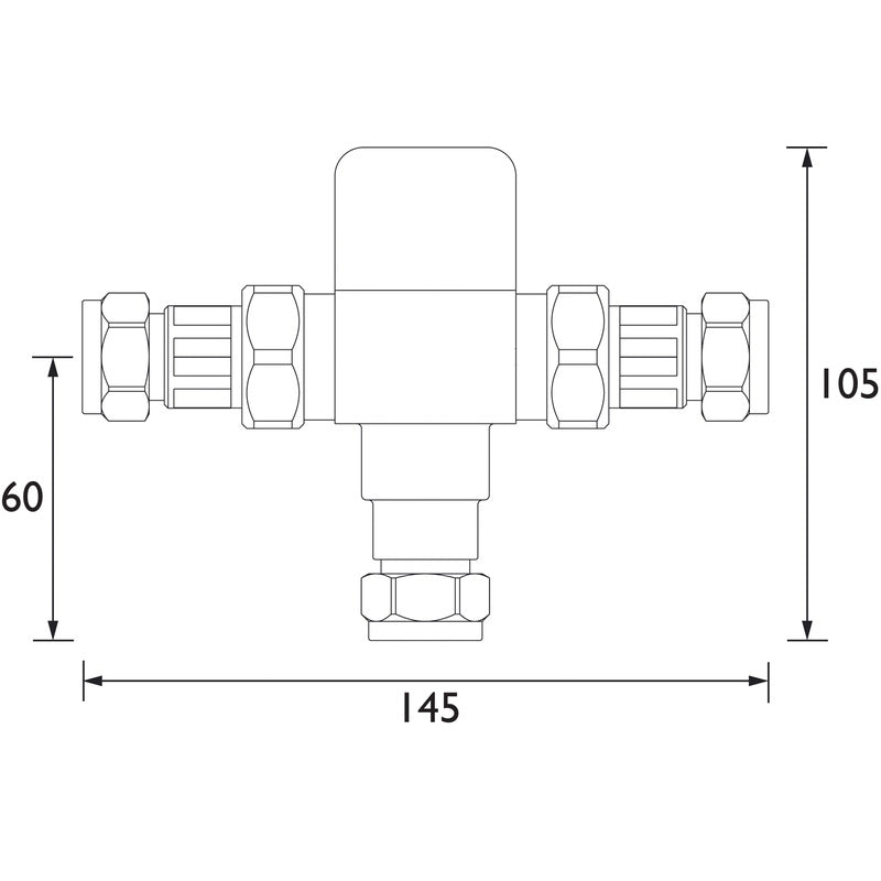 Bristan 15mm Thermostatic Mixing Valve