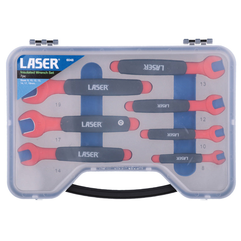 Laser Insulated Open Ended Spanner Set 7 Piece 8-19mm