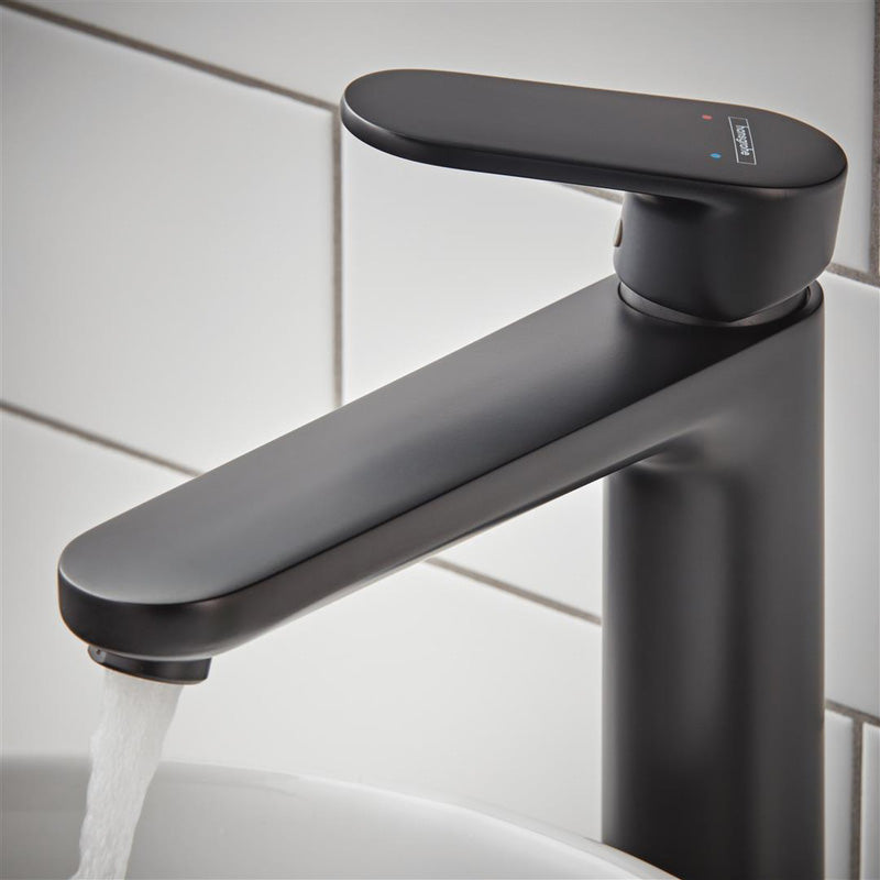 Hansgrohe Vernis Blend 190 Basin Mixer Tap Matt Black