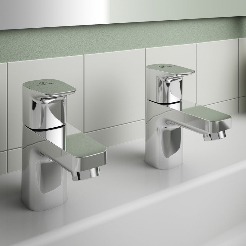 Ideal Standard Ceraplan Taps Basin Pillar