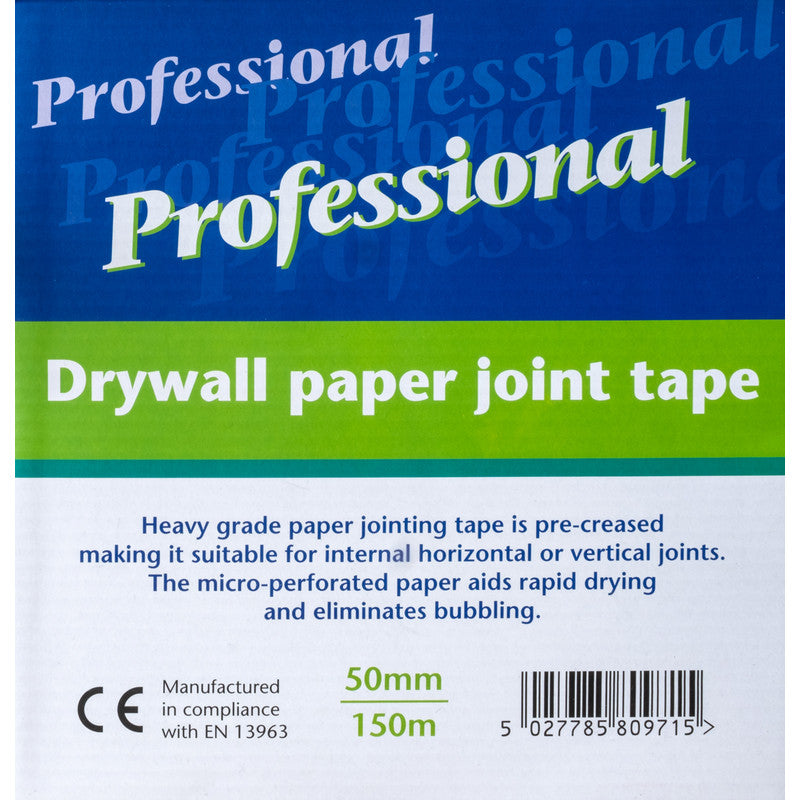 Paper Plasterboard Joint Tape 50mm x 150m