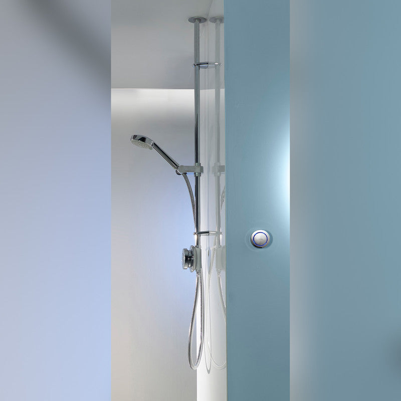 Aqualisa Quartz Classic Smart Digital Exposed Thermostatic Shower HP/Combi Ceiling Fed