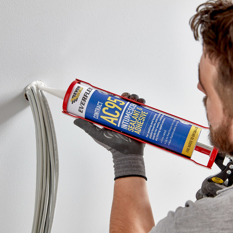 AC95 Intumescent Fire & Acoustic Adhesive & Sealant 900ml