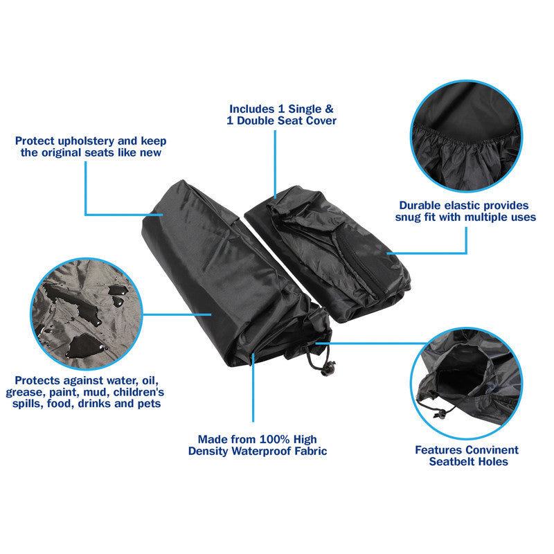 Streetwize Heavy Duty Van Seat Cover Set Black
