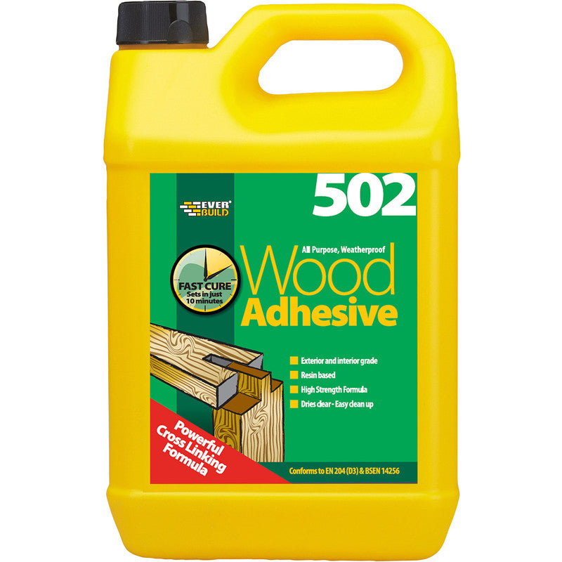 Everbuild 502 Interior & Exterior PVA Wood Glue