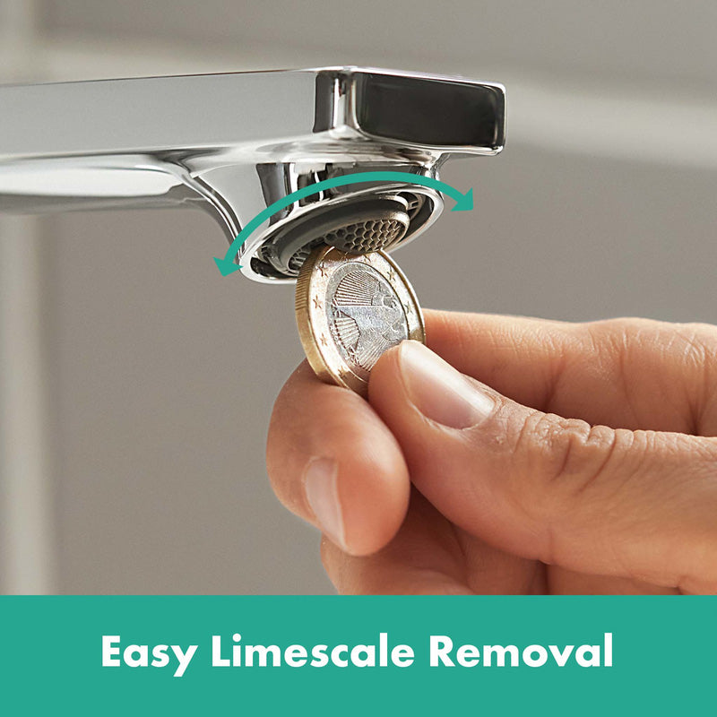 Hansgrohe Rebris E CoolStart 110 Basin Mixer Tap Chrome