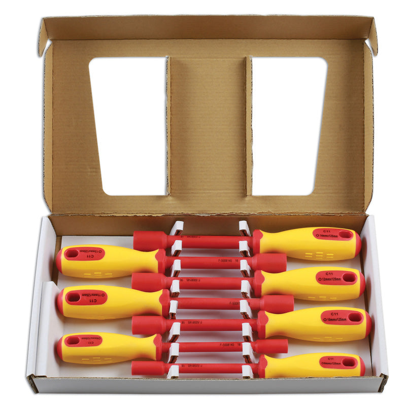 Laser Insulated Nut Driver Set 7 Piece 6-14mm