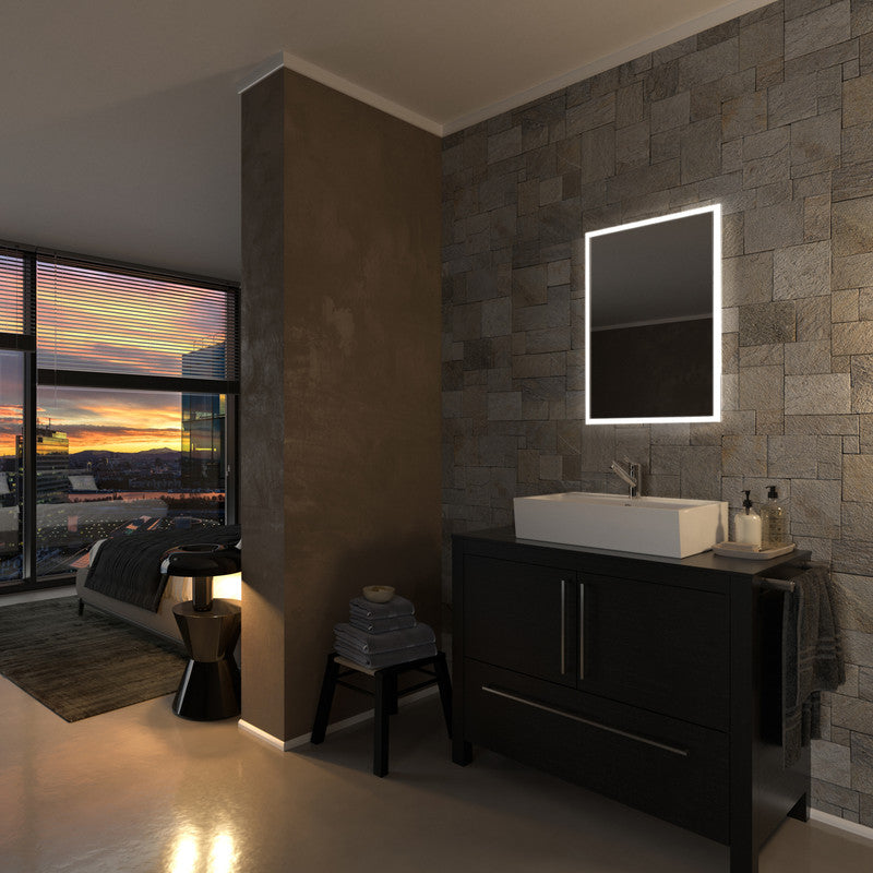 Sensio Glimmer Pro LED Bathroom Mirror With Shaver Socket CCT 700 x 500mm