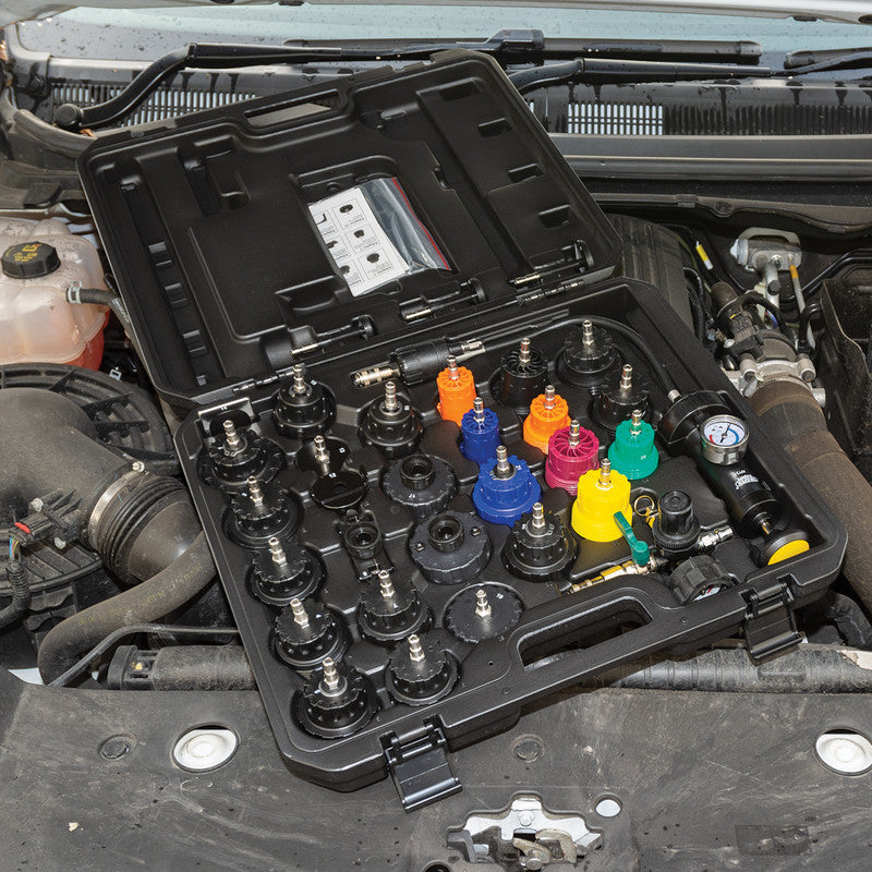 Draper Expert Radiator & Cap Pressure Test Kit 33 Piece