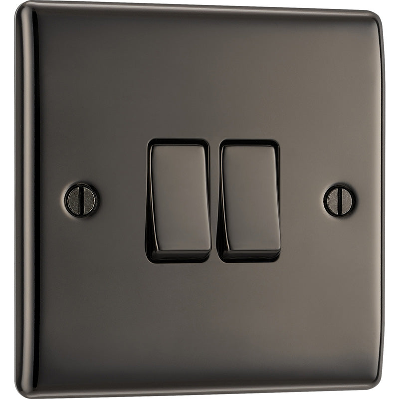BG Nexus Metal Black Nickel Switch 2 Way
