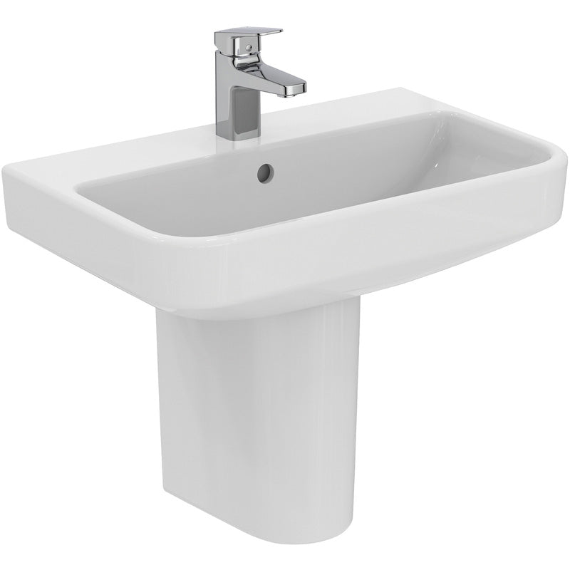 Ideal Standard i.life Compact Basin and Semi-Pedestal 1 Tap Hole