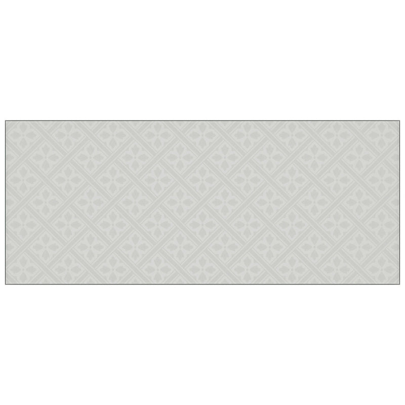 Laura Ashley Mr Jones Slate White Glass Bathroom Splashback 600 x 250mm