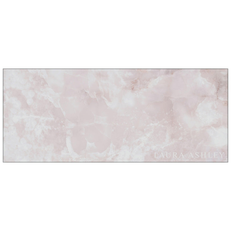 Laura Ashley Onyx Blush Glass Bathroom Splashback 600 x 250mm