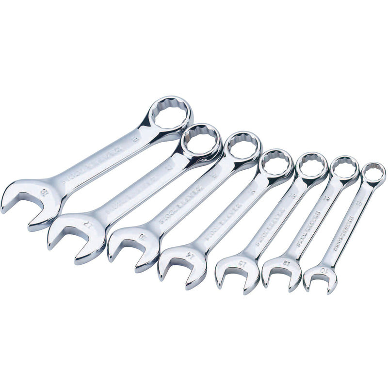 Draper Stubby Combination Spanner Set 7 Piece