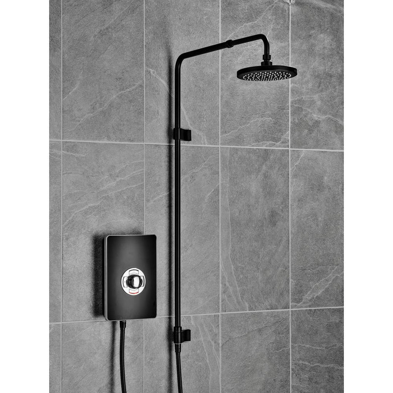 Triton Collection UNIQ Electric Shower Brushed Steel 9.5kW