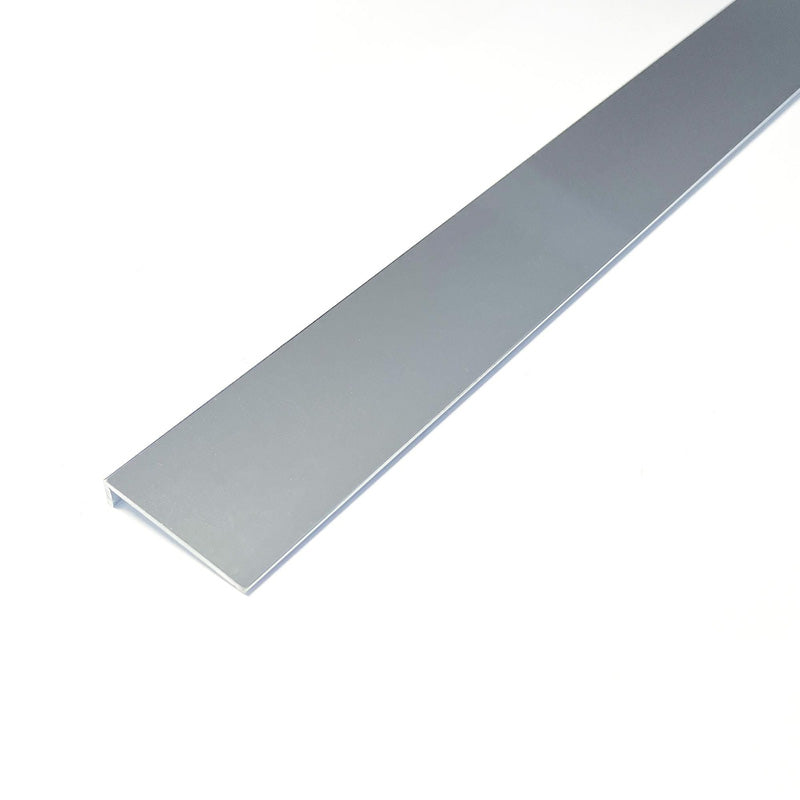 Wetwall Alloy Edge Profile Trim Polished Silver 800mm