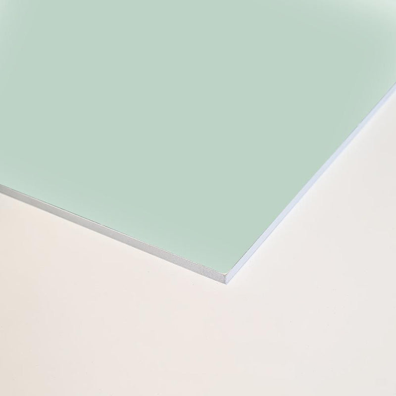 Wetwall Alloy Double-Sided Bathroom Wall Panel Terra Grey / Seabreeze Green