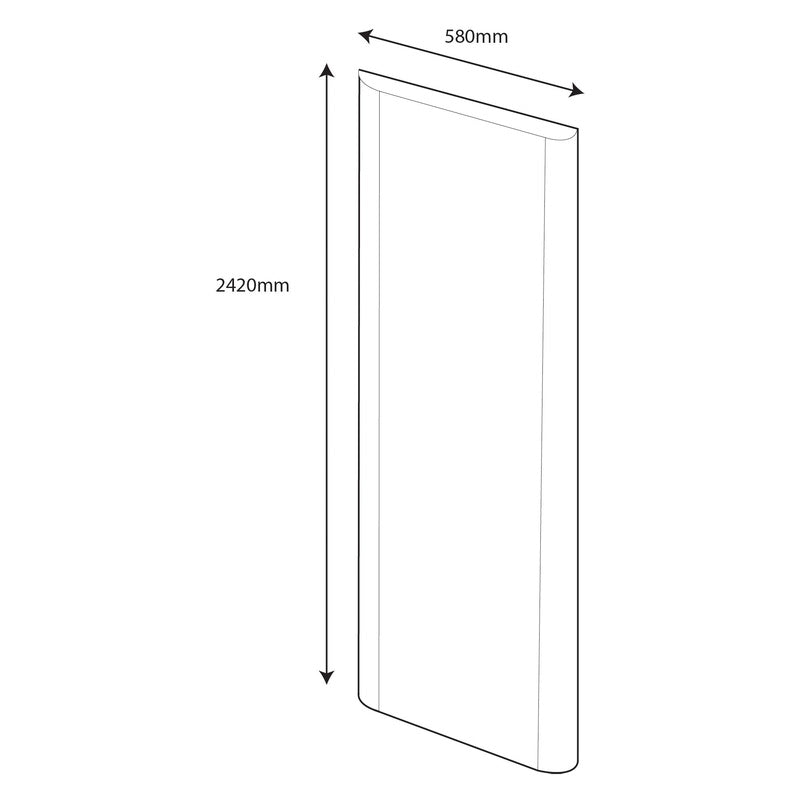 Wetwall Elite Bathroom Wall Panel Rift Oak