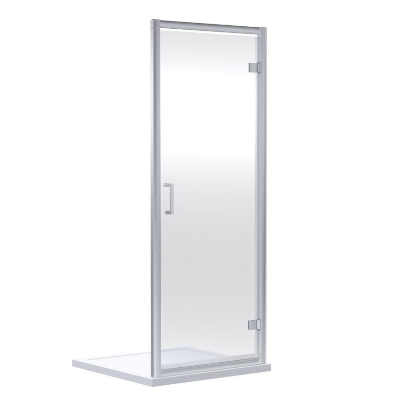 Nuie Rene Hinged Shower Enclosure Door 760mm Chrome