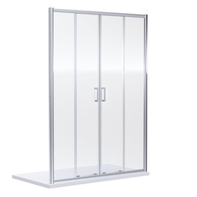 Nuie Rene Sliding 2 Door Shower Enclosure Door 1400mm Chrome
