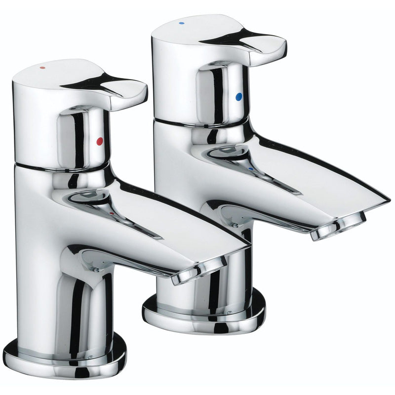 Bristan Capri Basin Pillar Taps Chrome