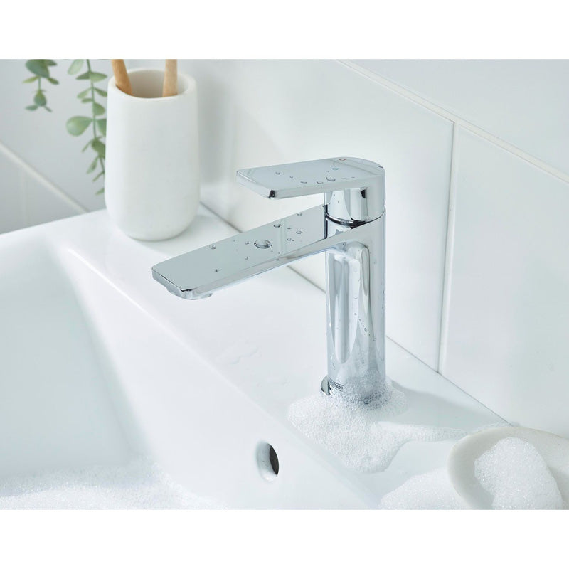Bristan Frammento Eco Start Basin Mixer with Clicker Waste Chrome
