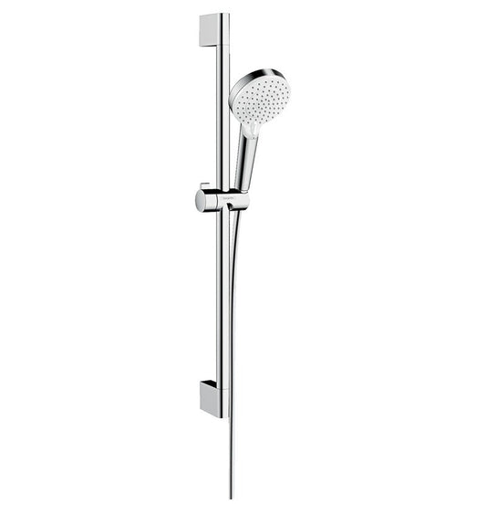 Hansgrohe Crometta 100 Vario EcoSmart Shower Kit 65cm White/Chrome