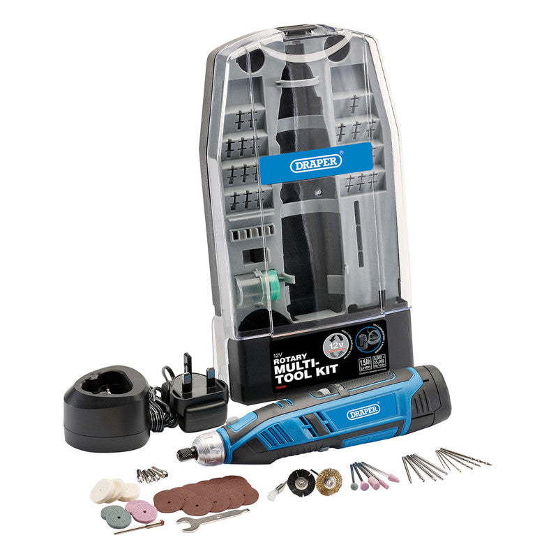 12V Rotary Multi-Tool Kit 50pc – Precision Cutting & Craft Work