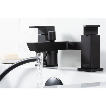 Bristan Cobalt Taps Black Bath Shower Mixer