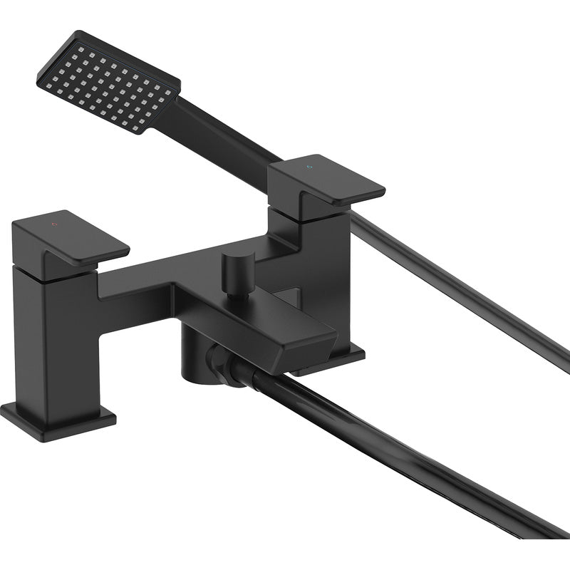 Bristan Cobalt Taps Black Bath Shower Mixer