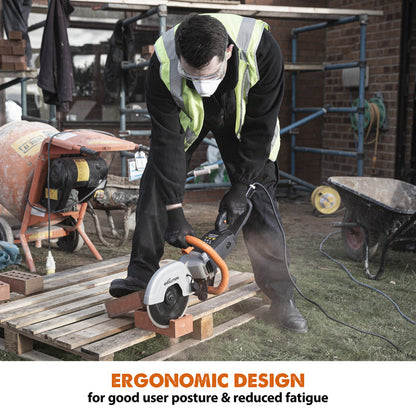 Evolution R230DCT 230mm Electric Disc Cutter with Diamond Blade