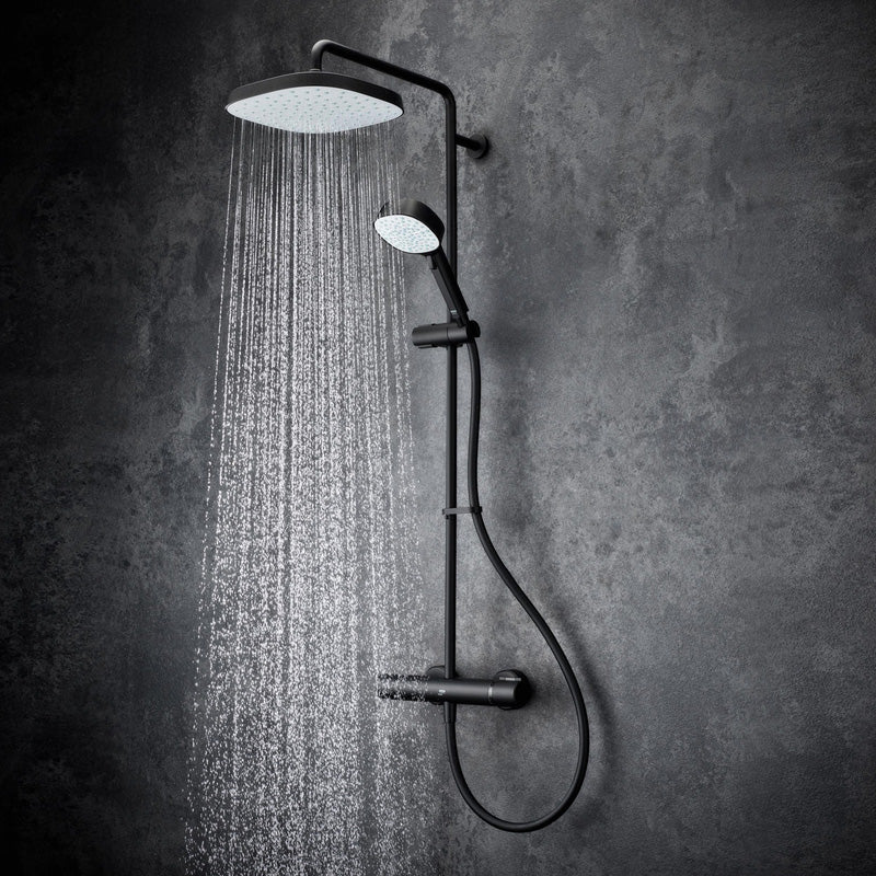 Mira Atom ERD Thermostatic Bar Diverter Mixer Shower Black