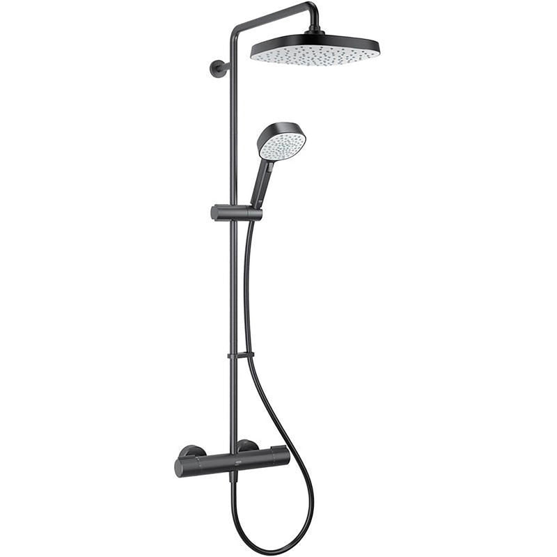 Mira Atom ERD Thermostatic Bar Diverter Mixer Shower Black