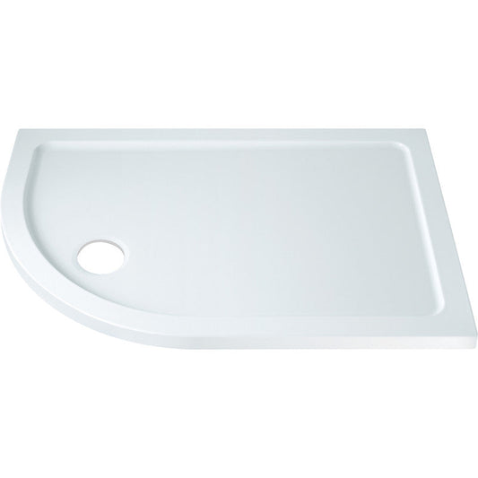 Resinlite Low Profile Quadrant Shower Tray Left Hand Offset