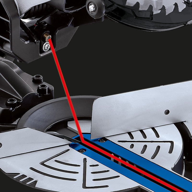 255mm Sliding Compound Mitre Saw 230V – Precise Crosscut & Bevel Cuts