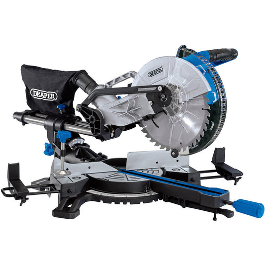255mm Sliding Compound Mitre Saw 230V – Precise Crosscut & Bevel Cuts
