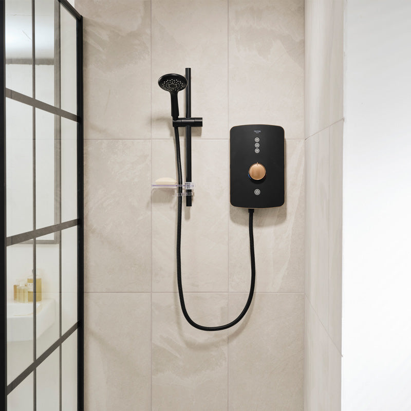 Triton Amala Electric Shower Metallic Brushed Copper