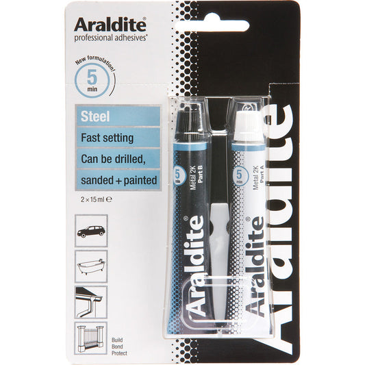 Araldite Steel Tubes Epoxy Adhesive 2 x 15ml