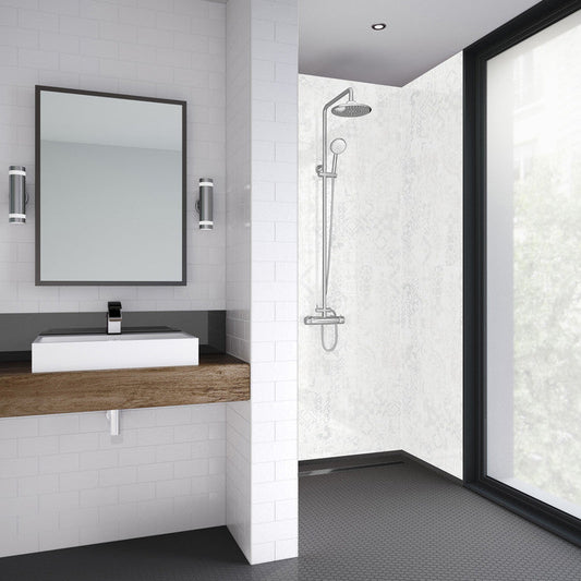 Mermaid Elite Tongue & Groove Shower Wall Panel Padova 2420mm x 1200 x 10mm