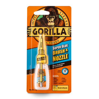 Gorilla Super Glue Brush & Nozzle 12g