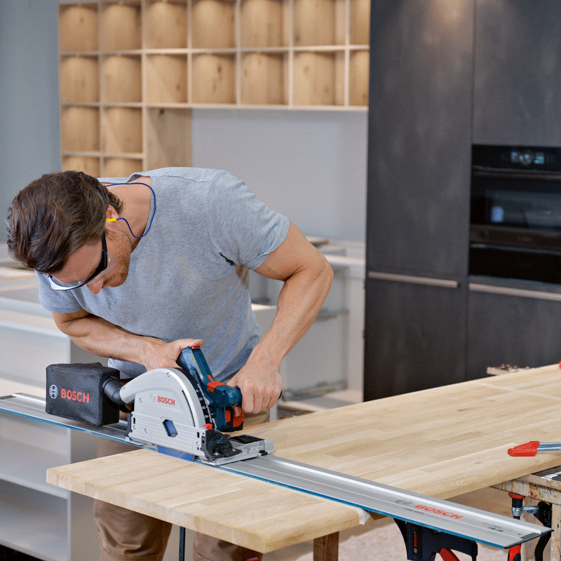 18V Bi-Turbo 140mm Plunge Saw – Brushless Cordless Precision