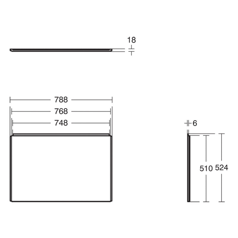 Ideal Standard Unilux Plus+ Bath End Panel