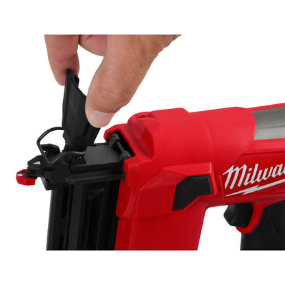 Milwaukee M12FCN18GS-202X FUEL Compact 18Ga Straight Brad Nailer 2 x 2.0Ah